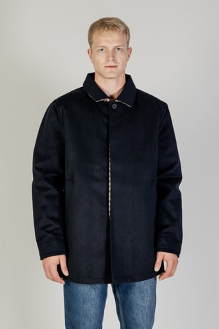 Manteau 2-en-1 en laine - Bleu marine