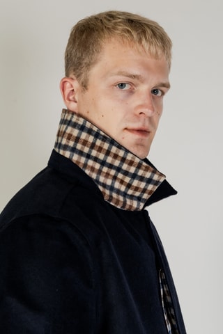 Manteau 2-en-1 en laine - Bleu marine