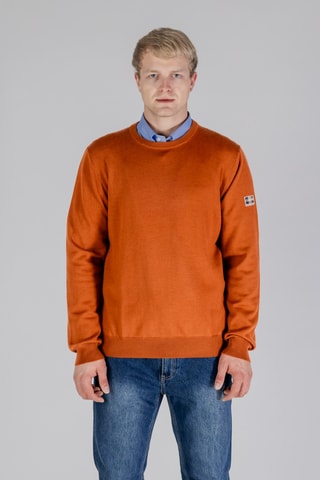 Pull en mérinos - Orange