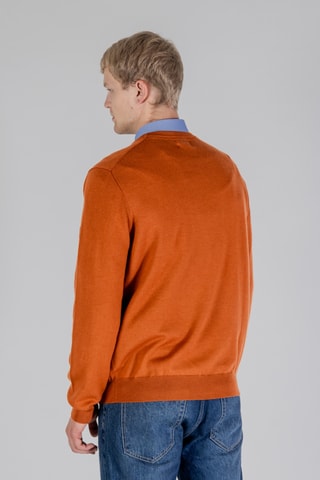 Pull en mérinos - Orange