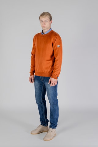 Pull en mérinos - Orange