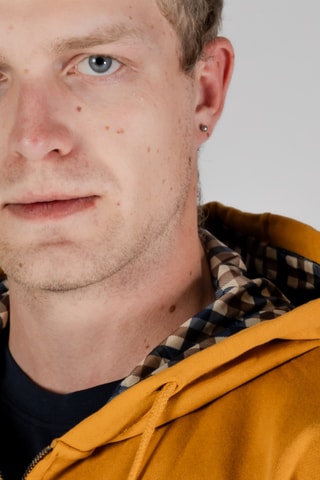 Sweat à capuche - Moutarde