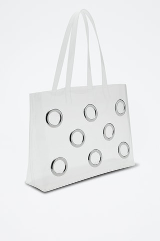 Sac cabas transparent - Blanc