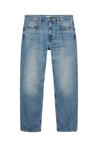 Jean Moby straight-fit usé - Bleu