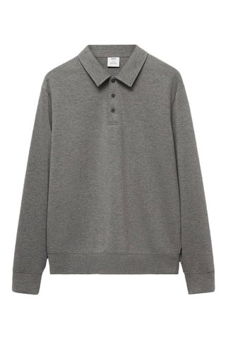 Sweat-shirt polo regular-fit - Anthracite