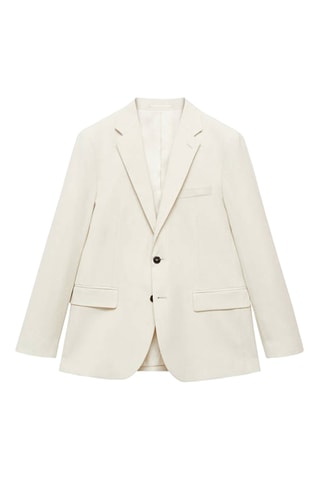Veste costume Milán slim-fit - Écru