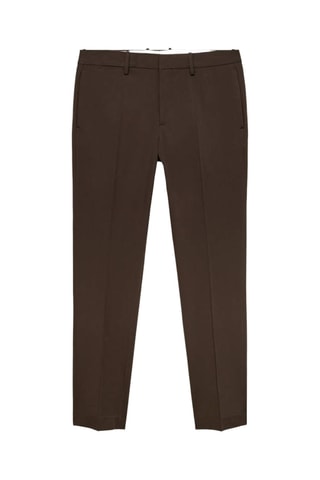 Pantalon costume Parí super slim-fit - Marron