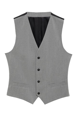 Gilet costume París super slim-fit - Gris
