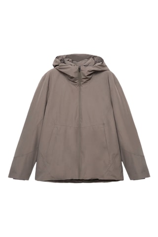 Veste à capuche résistante à l’eau Thermolite® - Marron