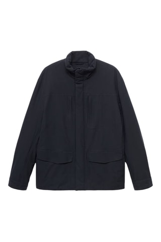 Veste imperméable rembourrage Thermolite® - Bleu marine