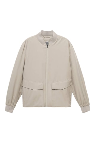 Veste bomber format compact waterproof - Gris