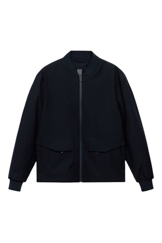 Veste bomber format compact waterproof - Bleu marine