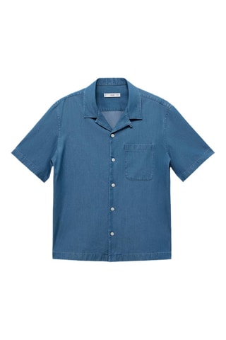 Chemise en jean 100 % coton - Bleu