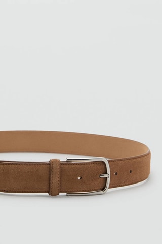 Ceinture cuir suède - Marron