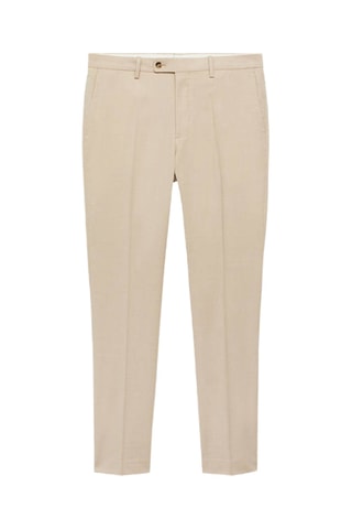 Pantalon costume Milán slim-fit - Beige