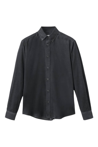 Chemise velours milleraies classic-fit - Gris