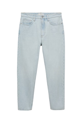Jean court coupe carotte - Bleu