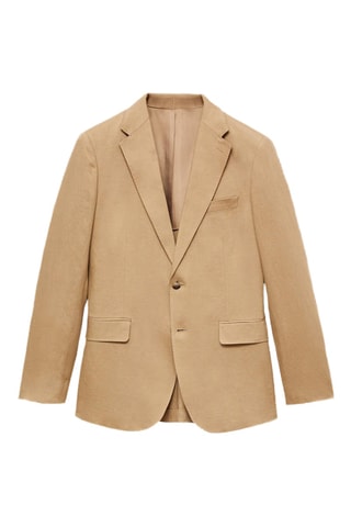 Veste costume Amalfi 100 % lin slim-fit - Beige