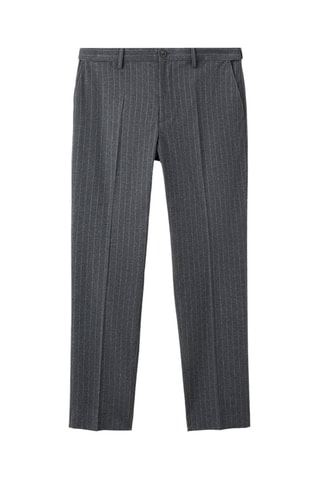 Pantalon flanelle regular-fit - Gris