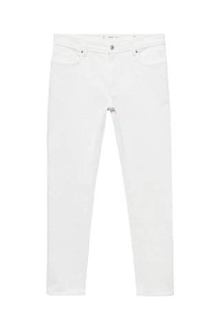 Jean Jan slim fit blanc - Blanc