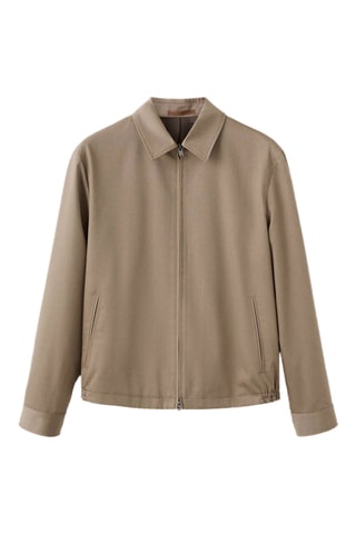 Veste 100 % laine italienne - Camel