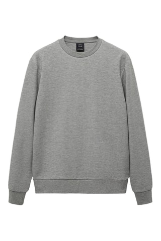 Sweat-shirt coton regular-fit - Gris