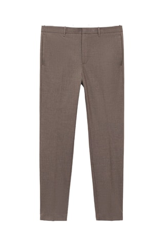 Pantalon costume Parí super slim-fit - Marron