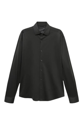 Chemise comfort stretch non-iron - Vert foncé