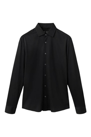 Chemise comfort stretch non-iron - Noir