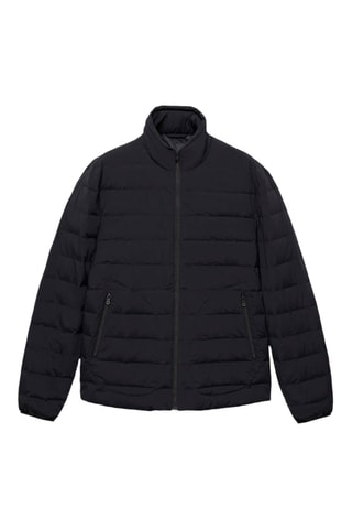 Veste matelassée rembourrage duvet et plumes - Bleu marine