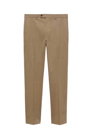 Pantalon costume Monaco slim-fit - Marron