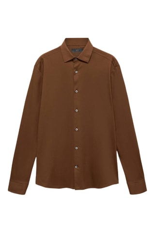 Chemise comfort stretch non-iron - Orange