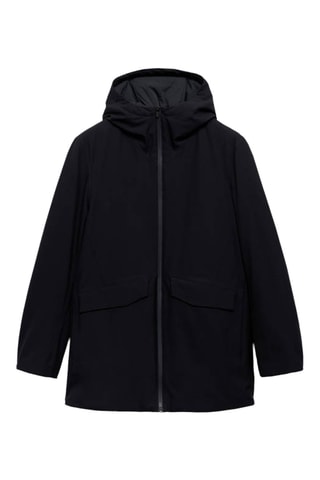 Parka format compact matelassée water repellent Thermolite® - Bleu marine