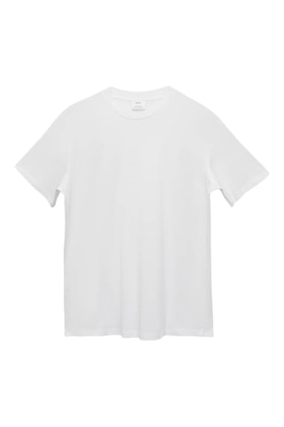 T-shirt 100 % coton regular-fit - Blanc