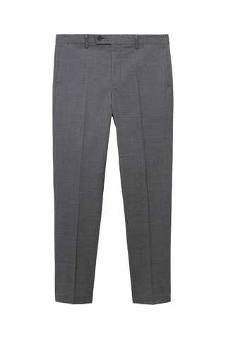 Pantalon costume Turin 100 % laine vierge - Gris