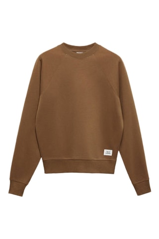 Sweat-shirt relaxed-fit - Marron