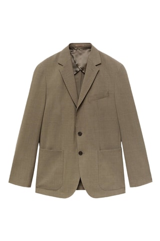 Veste de costume slim fit laine froide - Gris