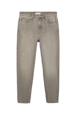 Jean court coupe carotte - Gris