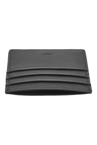 Porte-cartes grainé anti RFID - Noir