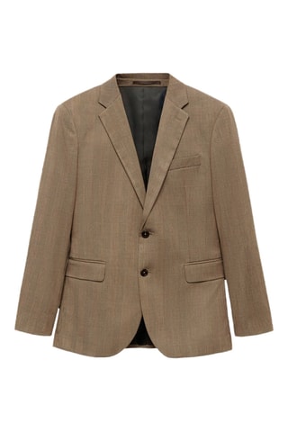 Veste costume Milán prince-de-galles - Marron