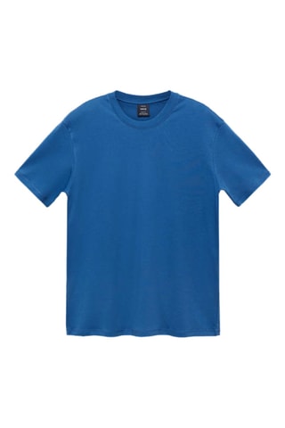 Medium weight regular fit T-shirt - Bleu