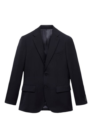 Veste costume Turin 100 % laine vierge - Bleu marine
