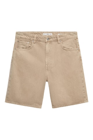 Bermuda en jean regular-fit - Gris clair
