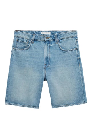 Bermuda en jean regular-fit - Bleu