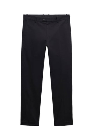 Pantalon coton regular-fit - Noir