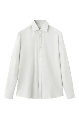 Chemise 100 % coton flanelle regular-fit - Vert