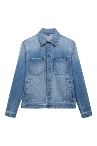 Blouson en jean poches - Bleu