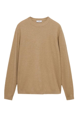 Pull-over en maille fine - Beige