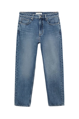 Jean court coupe carotte - Bleu