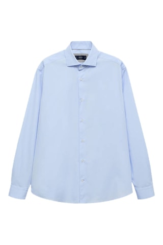 Chemise regular-fit 100 % coton - Bleu